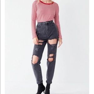 High Waisted Black Pants